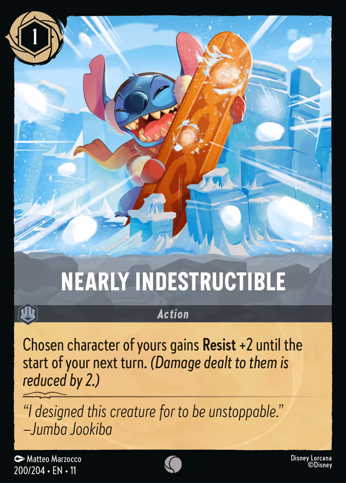 Carta Nearly Indestructible · 