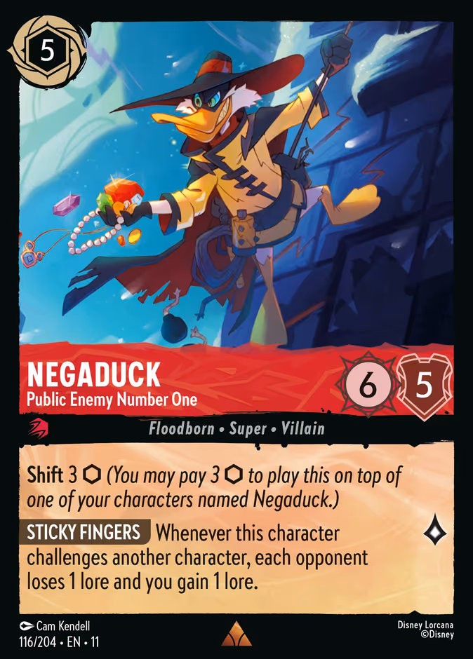 Carta Negaduck · Public Enemy Number One
