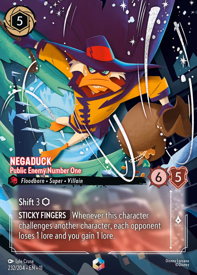 Carta Negaduck · Public Enemy Number One
