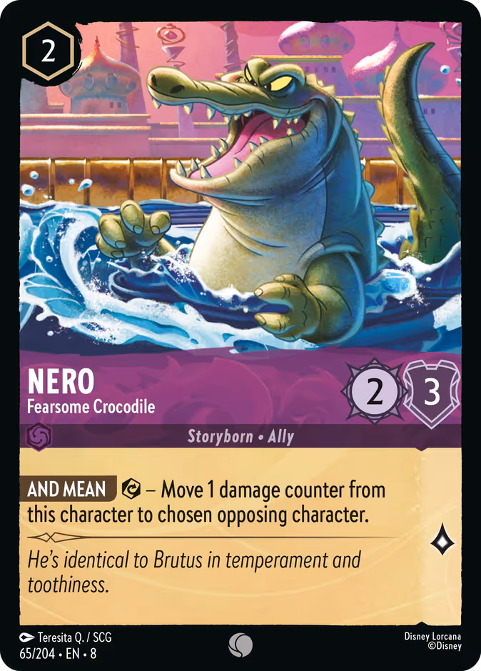 Carta Nero · Fearsome Crocodile