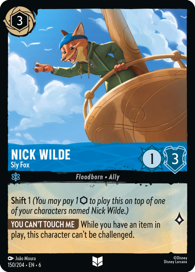 Carta Nick Wilde · Sly Fox