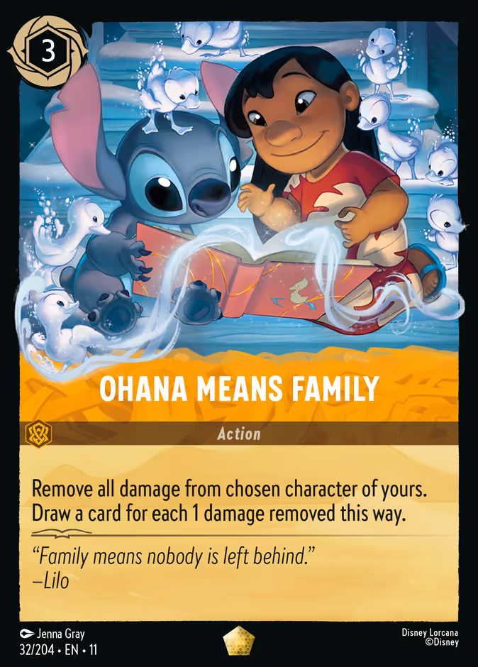 Carta Ohana Means Family · 