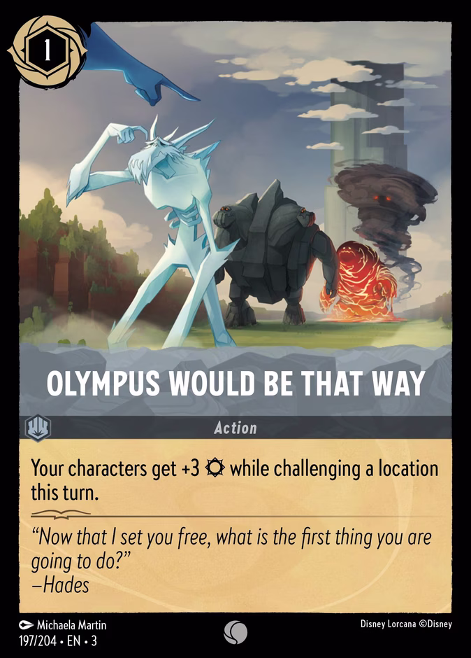 Carta Olympus Would Be That Way · 