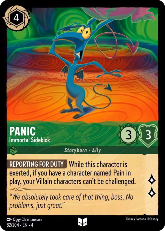Carta Panic · Immortal Sidekick