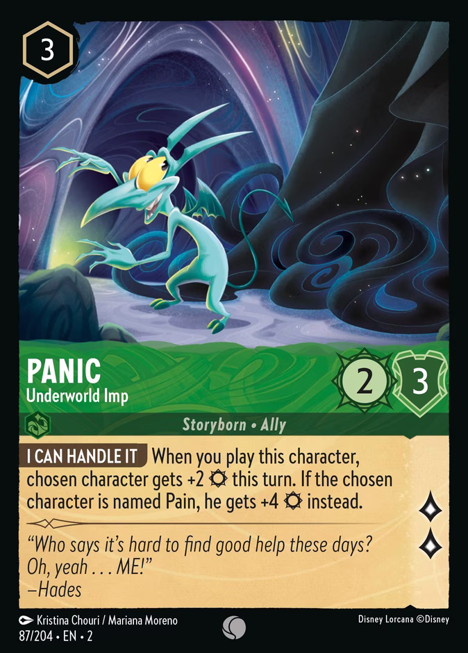 Carta Panic · Underworld Imp