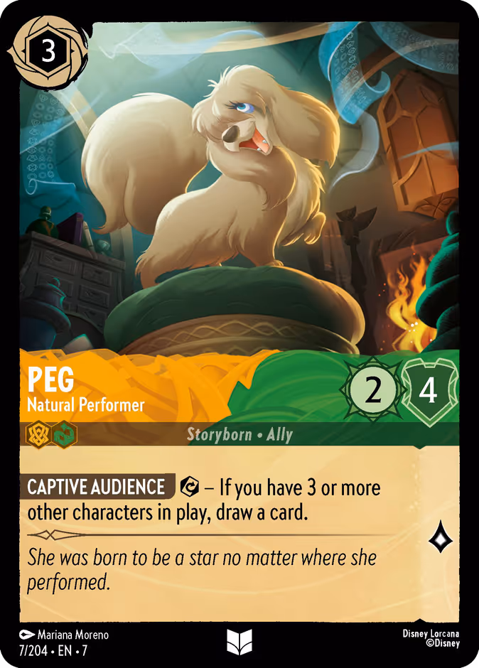 Carta Peg · Natural Performer