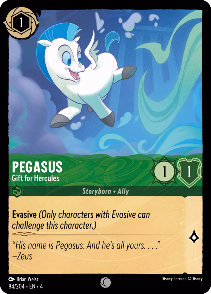Carta Pegasus · Gift for Hercules