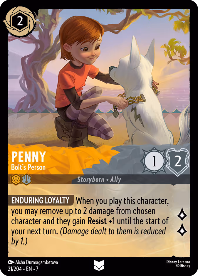 Carta Penny · Bolt's Person