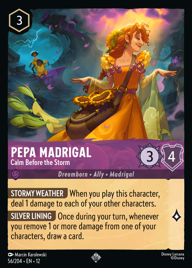Carta Pepa Madrigal · Calm Before the Storm