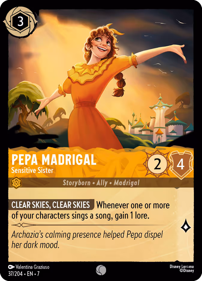 Carta Pepa Madrigal · Sensitive Sister