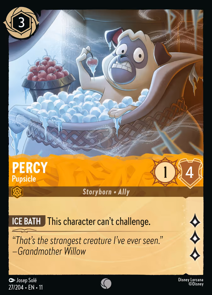 Carta Percy · Pupsicle