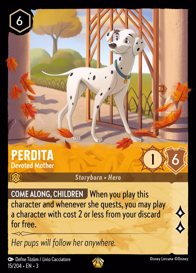Carta oficial Perdita · Devoted Mother