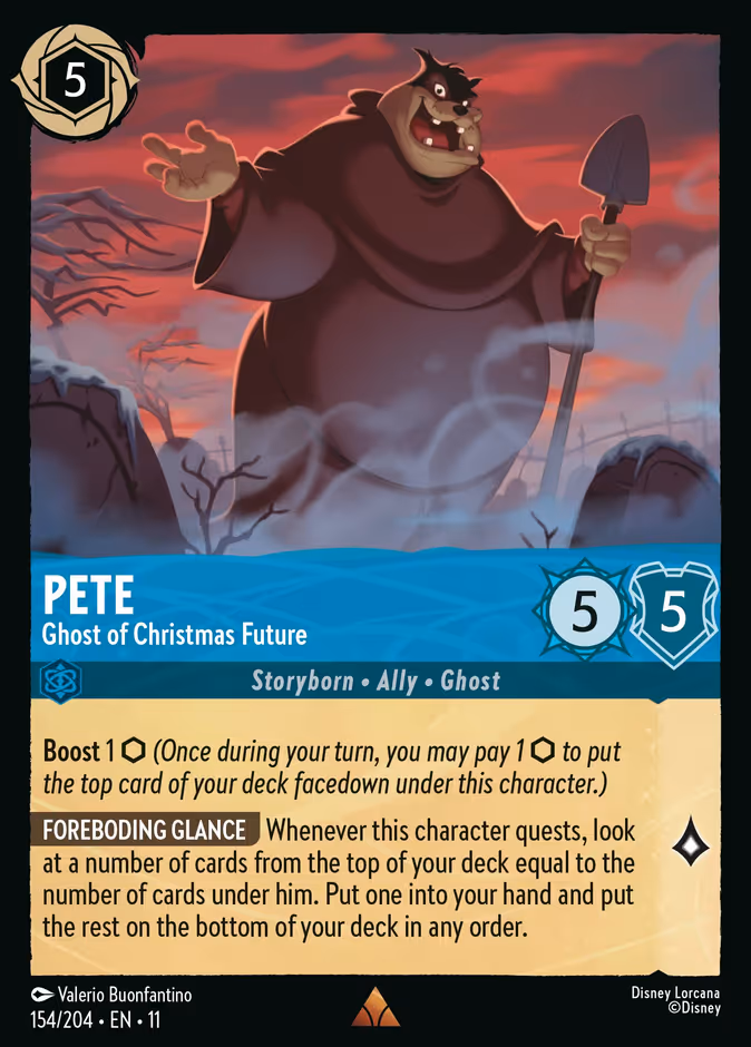 Carta Pete · Ghost of Christmas Future