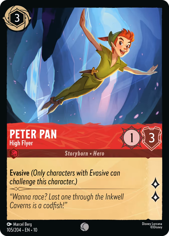 Carta Peter Pan · High Flyer