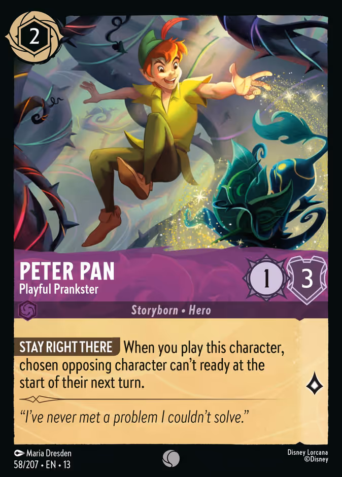 Carta Peter Pan · Playful Prankster