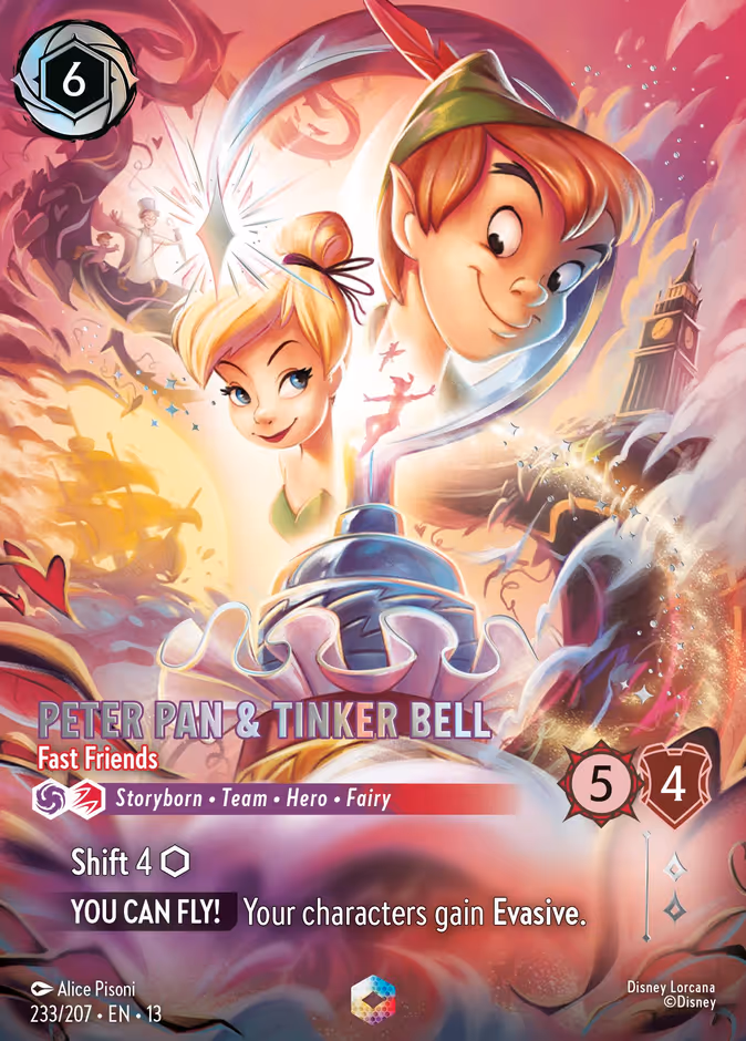 Carta Peter Pan & Tinker Bell · Fast Friends