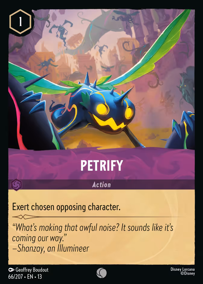 Carta oficial Petrify ·