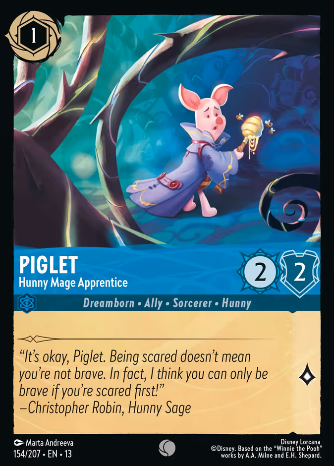 Carta Piglet · Hunny Mage Apprentice
