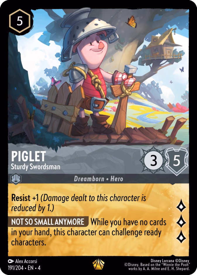 Carta Piglet · Sturdy Swordsman