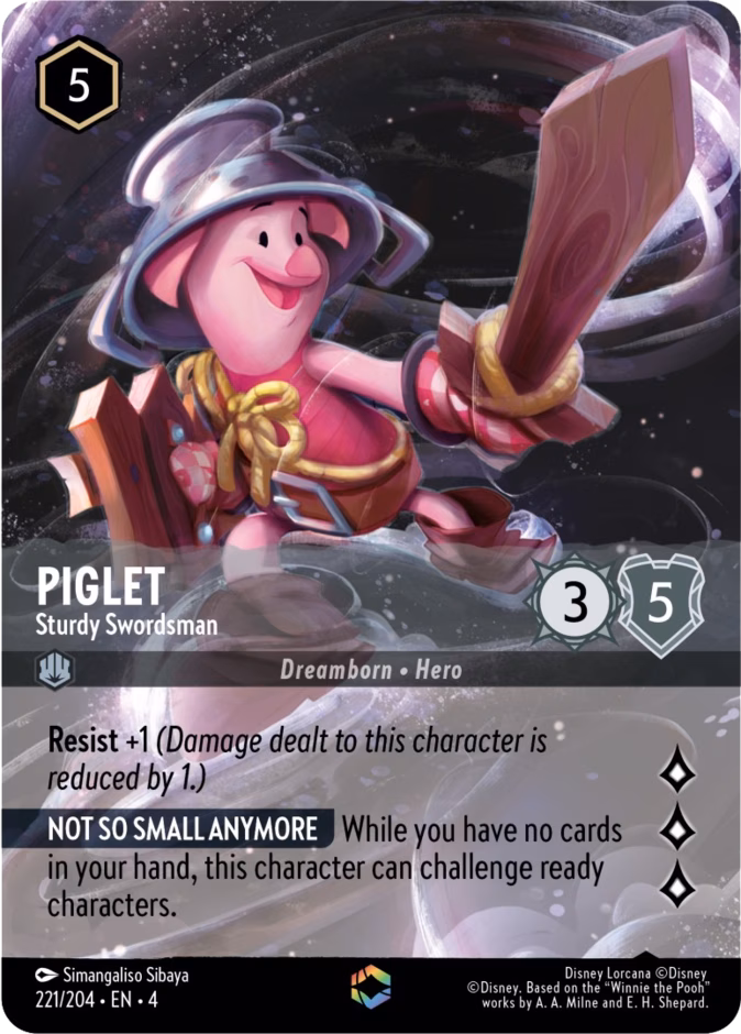 Carta Piglet · Sturdy Swordsman