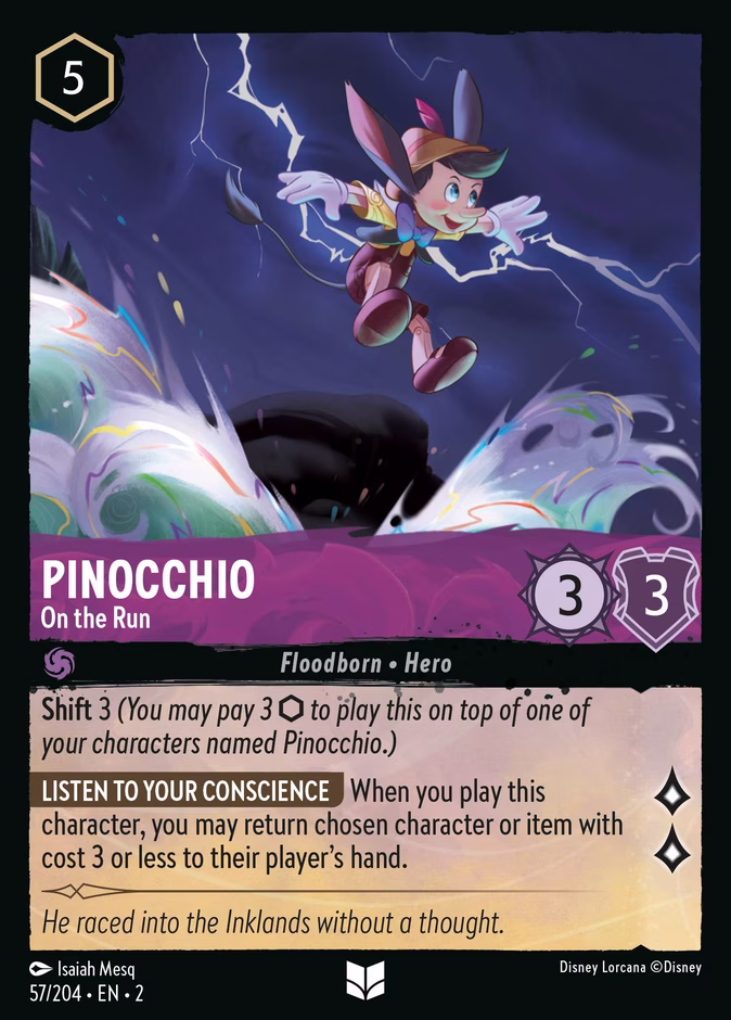 Carta Pinocchio · On the Run