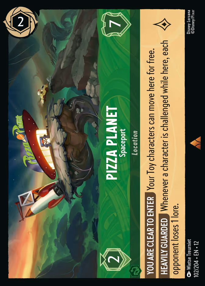 Carta Pizza Planet · Spaceport