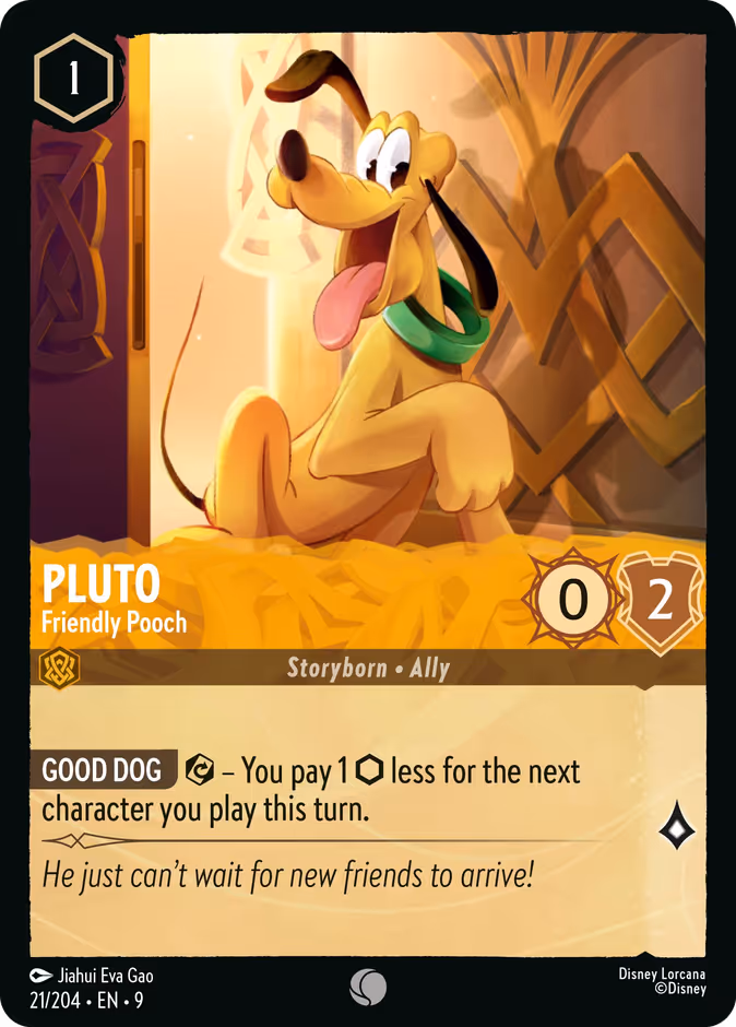 Carta Pluto · Friendly Pooch