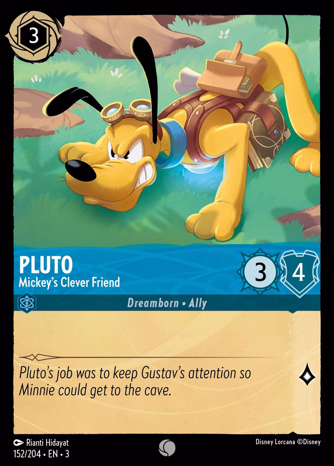 Carta Pluto · Mickey's Clever Friend