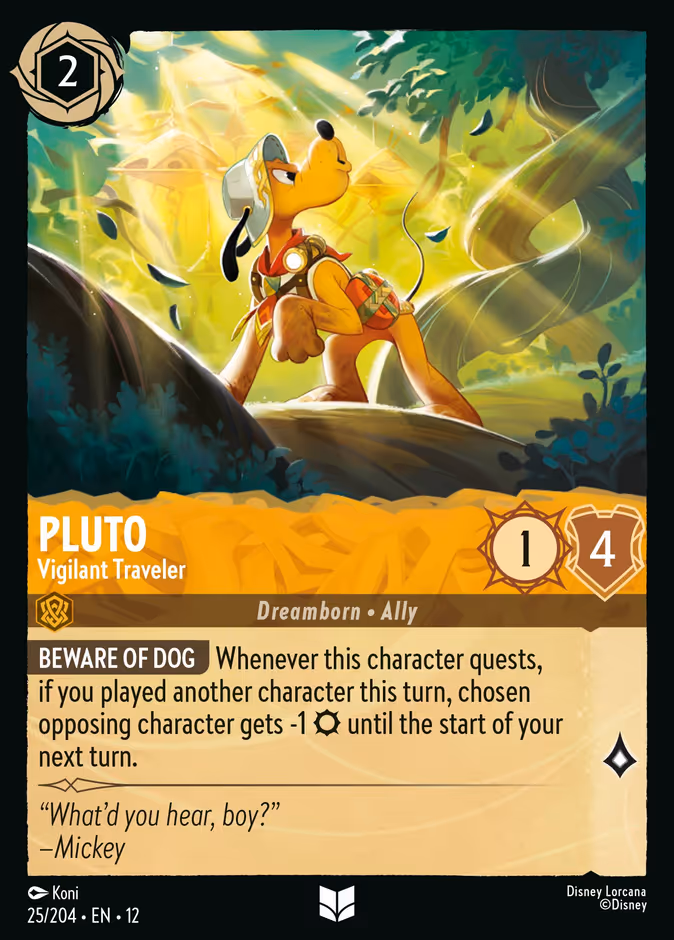 Carta Pluto · Vigilant Traveler