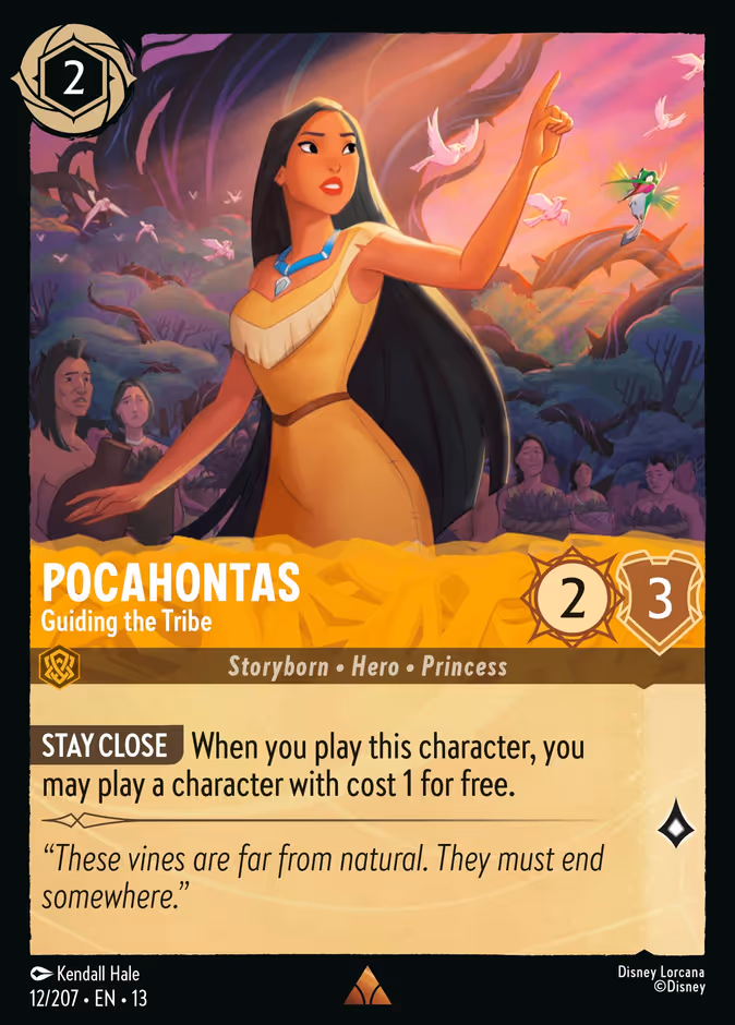 Carta Pocahontas · Guiding the Tribe