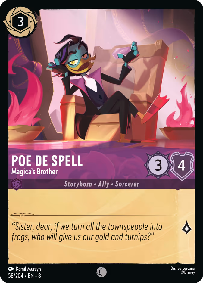 Carta Poe De Spell · Magica's Brother
