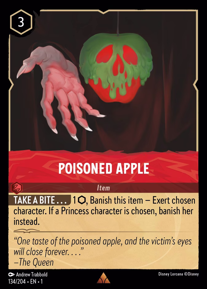 Carta Poisoned Apple · 