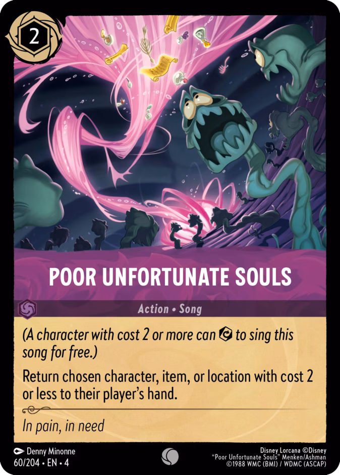 Carta Poor Unfortunate Souls · 