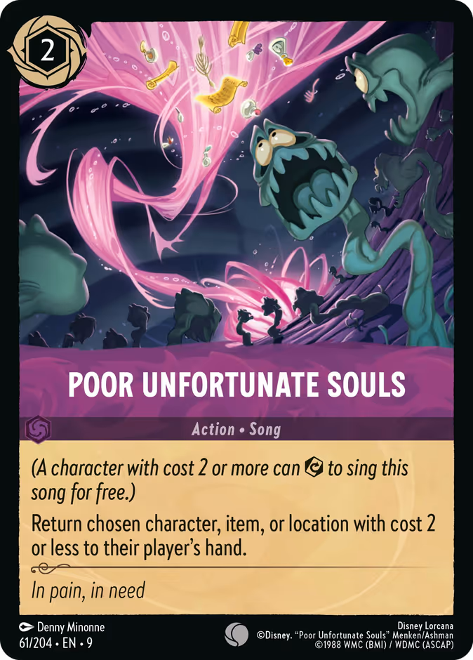 Carta Poor Unfortunate Souls · 