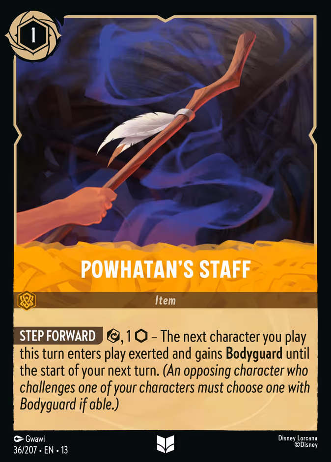 Carta Powhatan's Staff · 