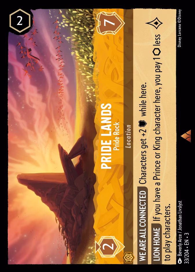 Carta Pride Lands · Pride Rock