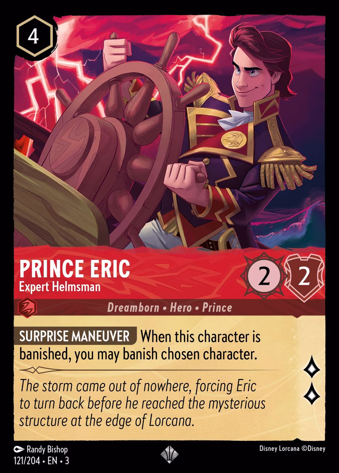 Carta Prince Eric · Expert Helmsman