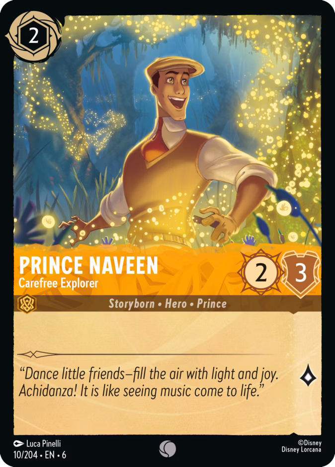 Carta Prince Naveen · Carefree Explorer