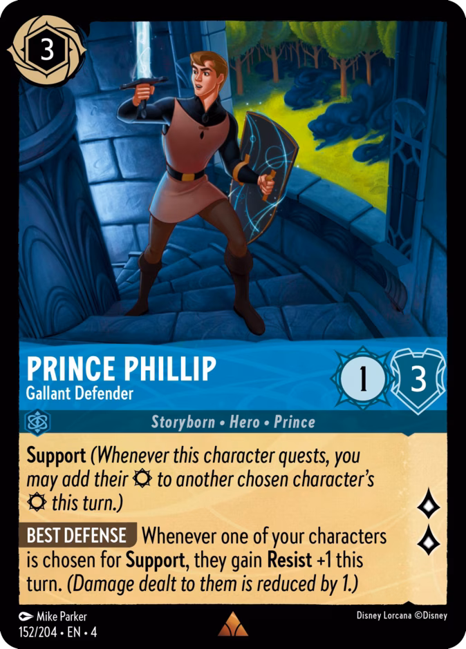 Carta Prince Phillip · Gallant Defender