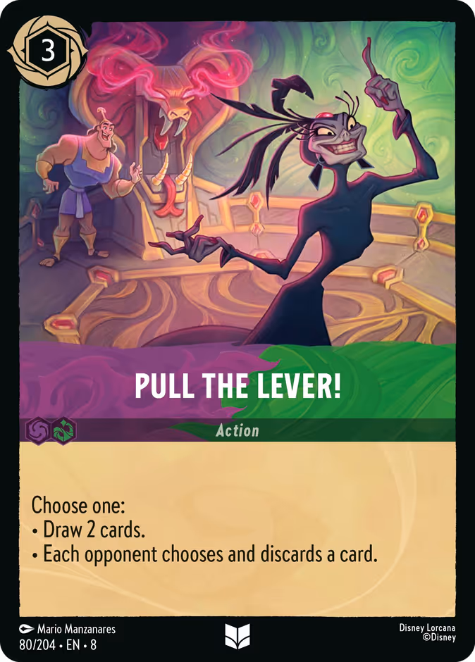 Carta oficial Pull the Lever! ·