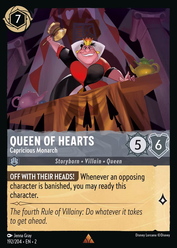 Carta Queen of Hearts · Capricious Monarch