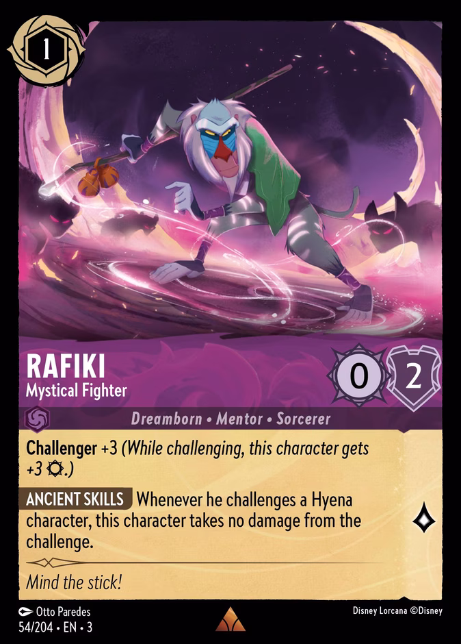 Carta Rafiki · Mystical Fighter