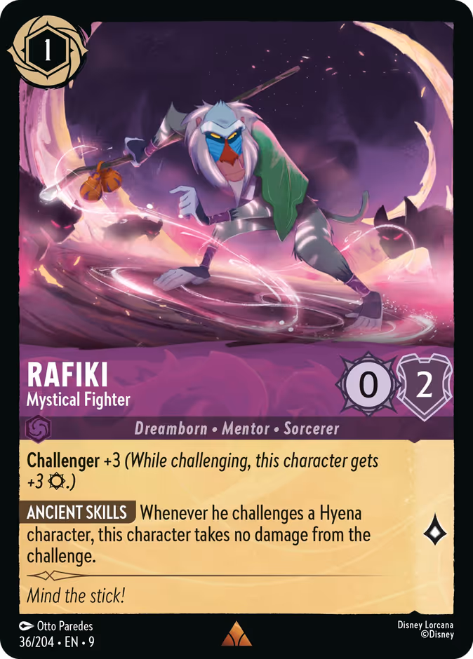 Carta Rafiki · Mystical Fighter