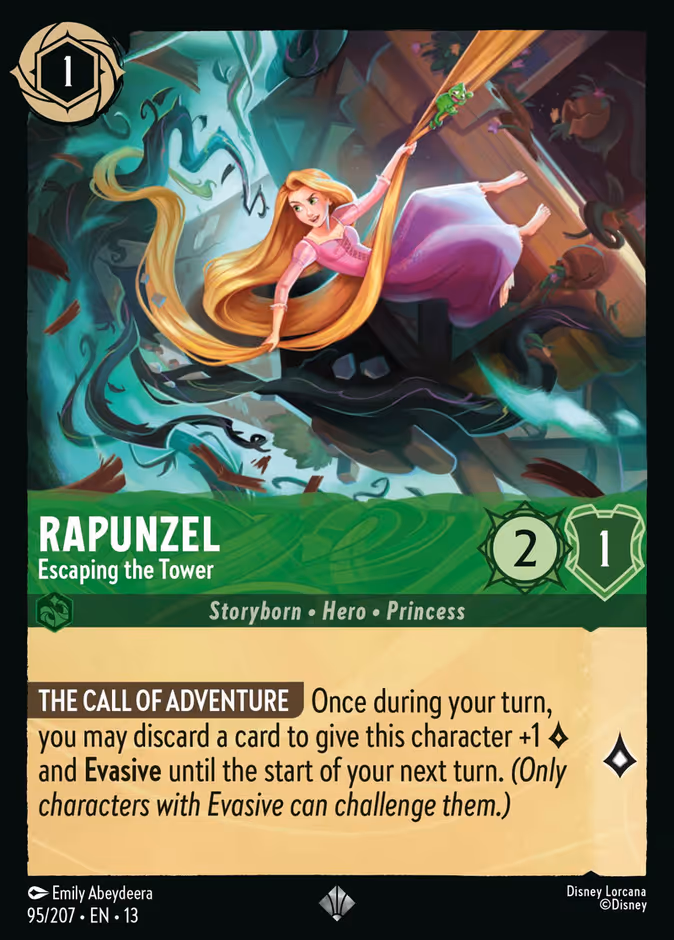 Carta Rapunzel · Escaping the Tower