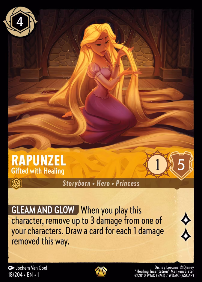 Carta Rapunzel · Gifted with Healing