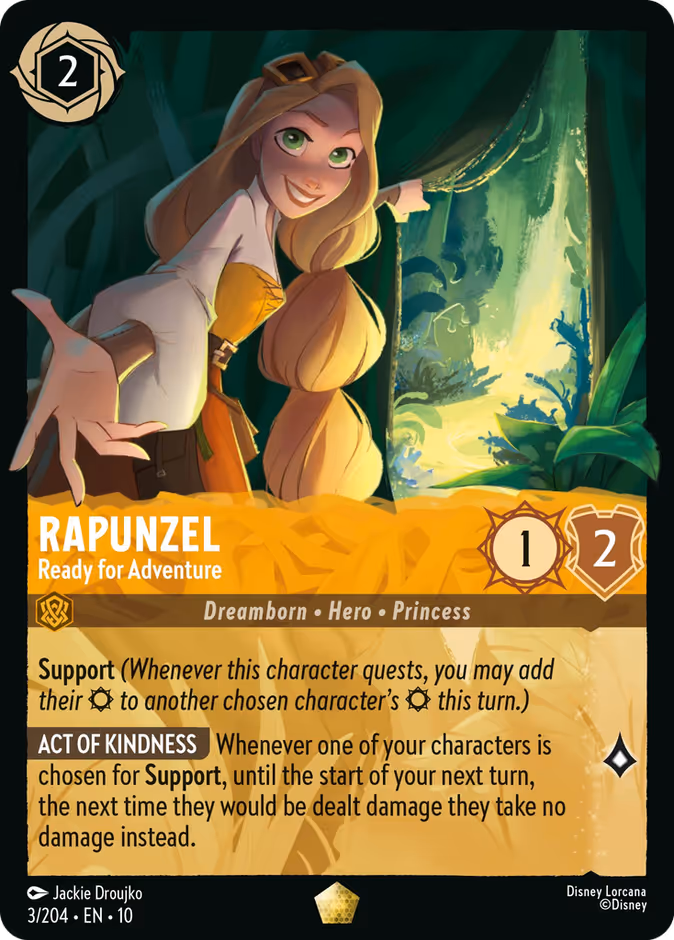 Carta Rapunzel · Ready for Adventure