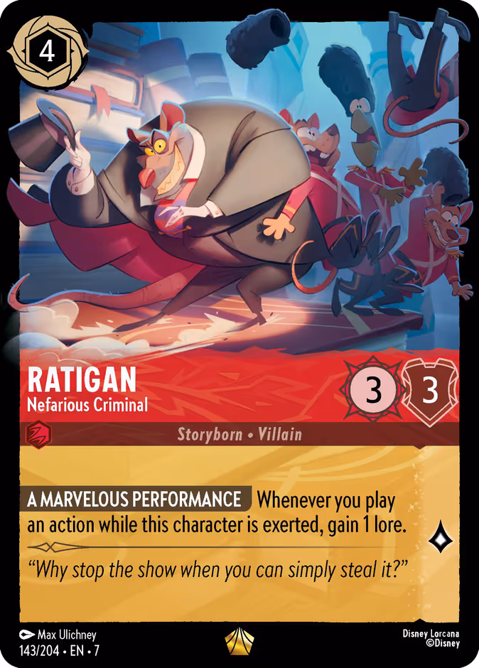 Carta Ratigan · Nefarious Criminal