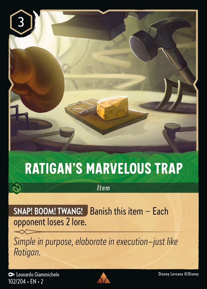 Carta Ratigan's Marvelous Trap · 