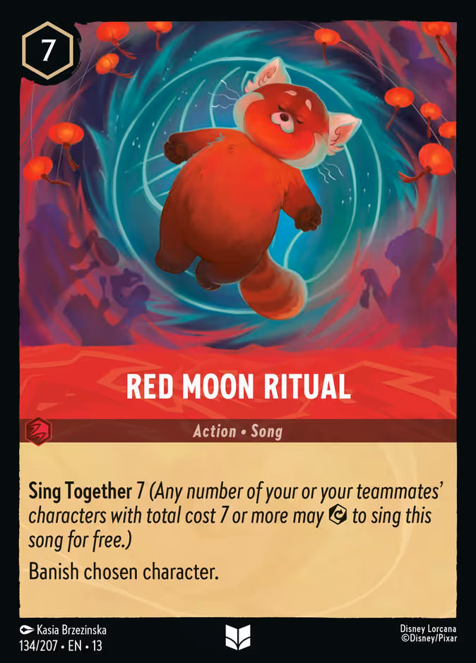 Carta Red Moon Ritual · 