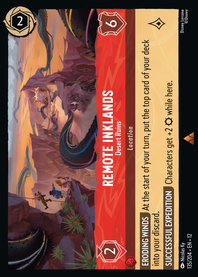 Carta Remote Inklands · Desert Ruins